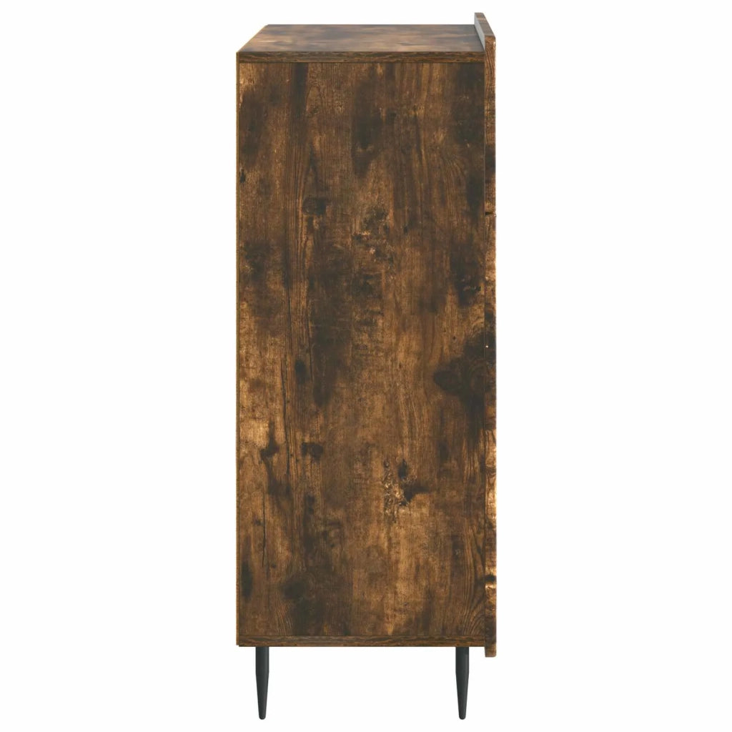 Credenza | Madia | Buffet da pranzo | Armadio da pranzo Rovere Fumo 66 x 34,5 x 92 cm Legno ingegnerizzato