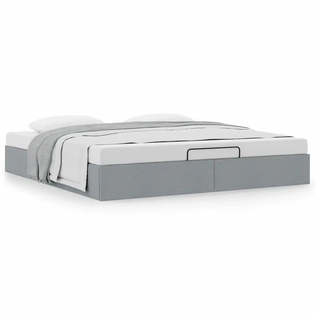 Struttura Letto Pouf senza Materasso 180x200 cm in Tessuto 3310896