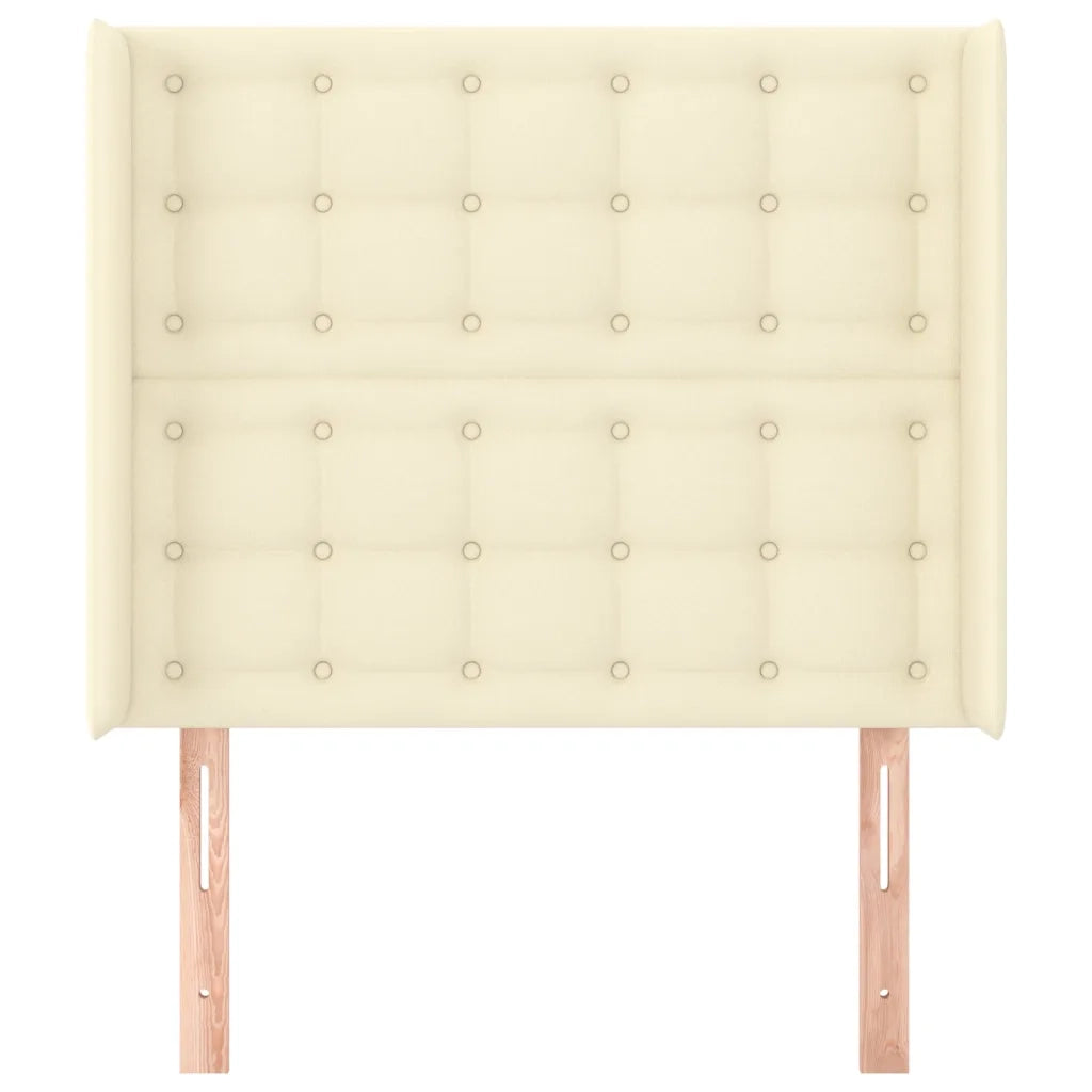 Testiera ad Orecchio Crema 83x16x118/128 cm in Similpelle 3119654