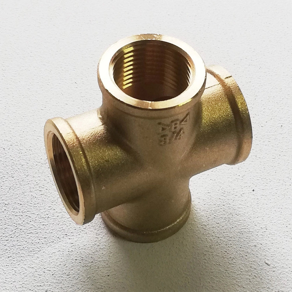 Croce a 4 lati da 1 f in ottone