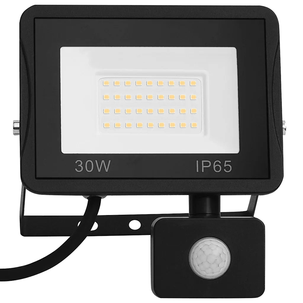 Faretto a LED con Sensore 30 W Bianco Caldo 149625
