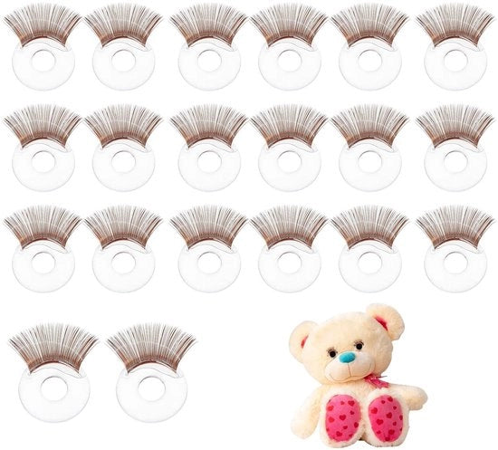20 pezzi di occhi di poppanti di 20 mm per progetti creativi