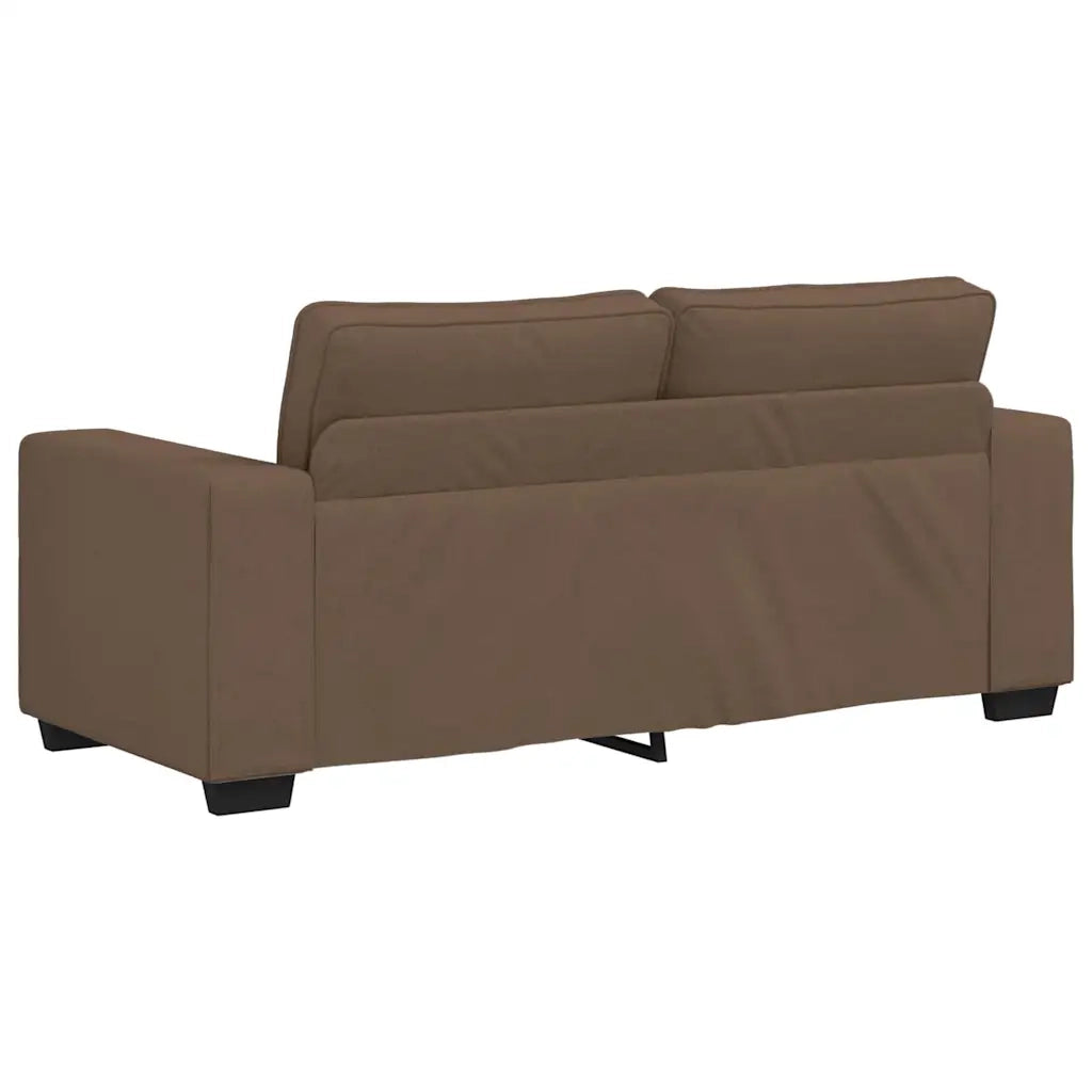 Divano a 2 Posti Marrone 180x77x82 cm in Tessuto 4105170