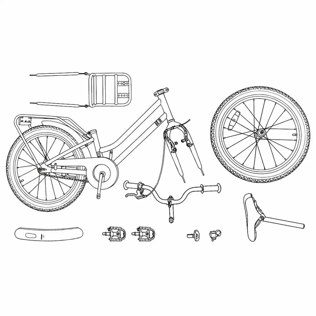 Bicicletta per Bambini 22 Pollici per bambini dai 7 ai 12 anni 42009276
