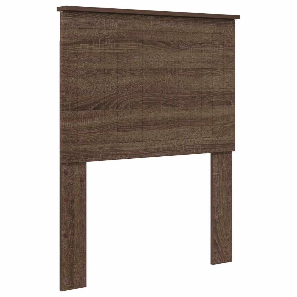 Testiera | Testata con Testiera | Testata Rovere Marrone 75 cm Legno multistrato
