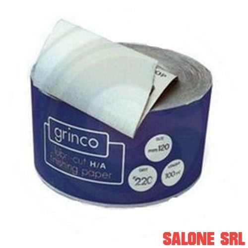 CARTA ABRASIVA TURAPORI  GRINCO FINISHING 3MT H.120 GR.320 CONF.6 ROTOLI