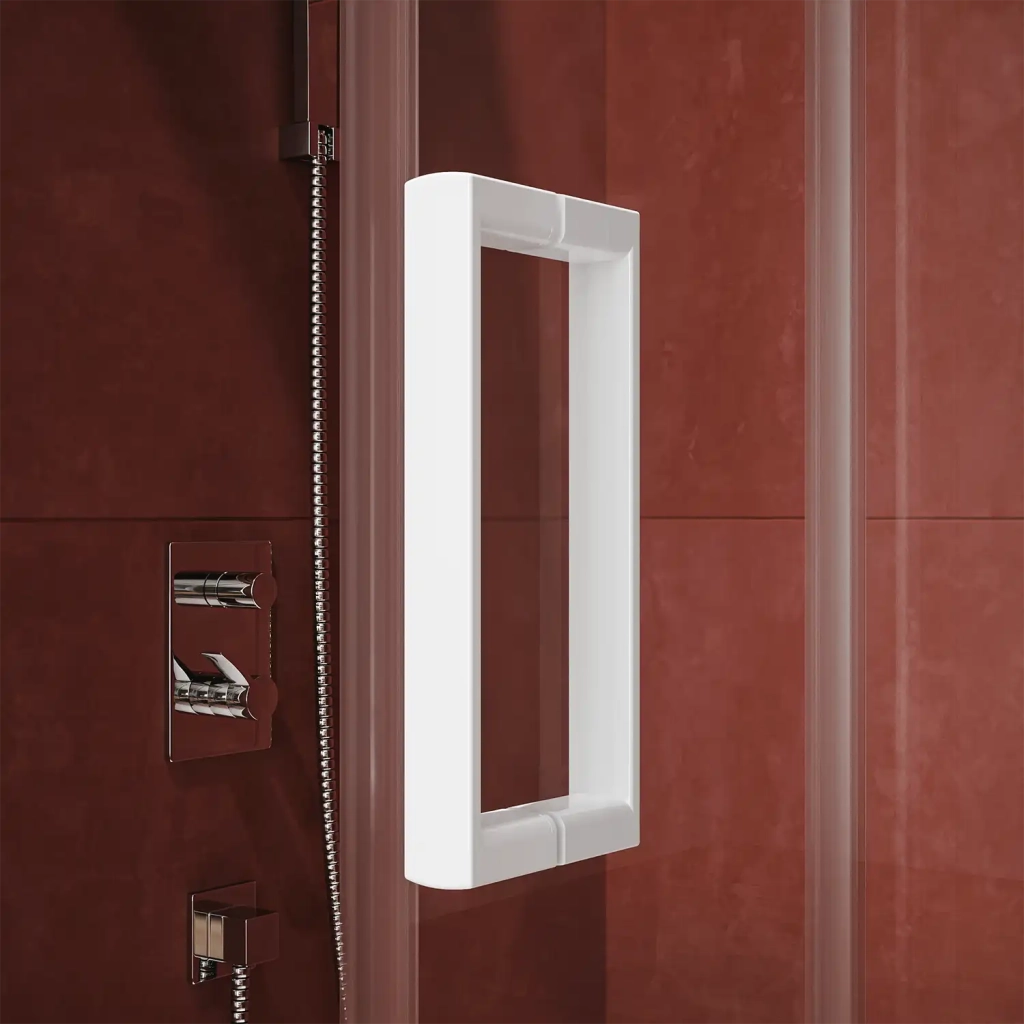 Box Doccia Nicchia 100 cm Apertura Scorrevole Vetro Temperato 4mm trasparente  | Maiorca