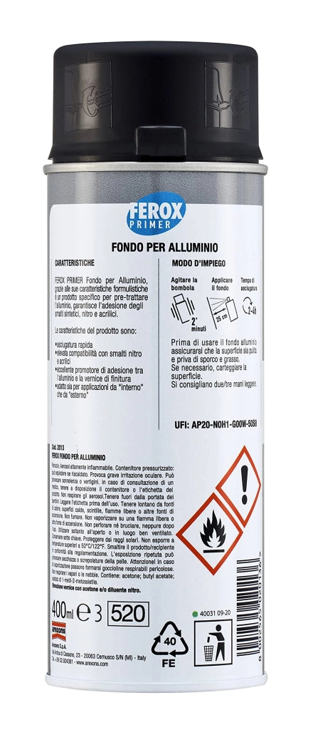Bomboletta Primer per Alluminio Ferox 400 ml Arexons