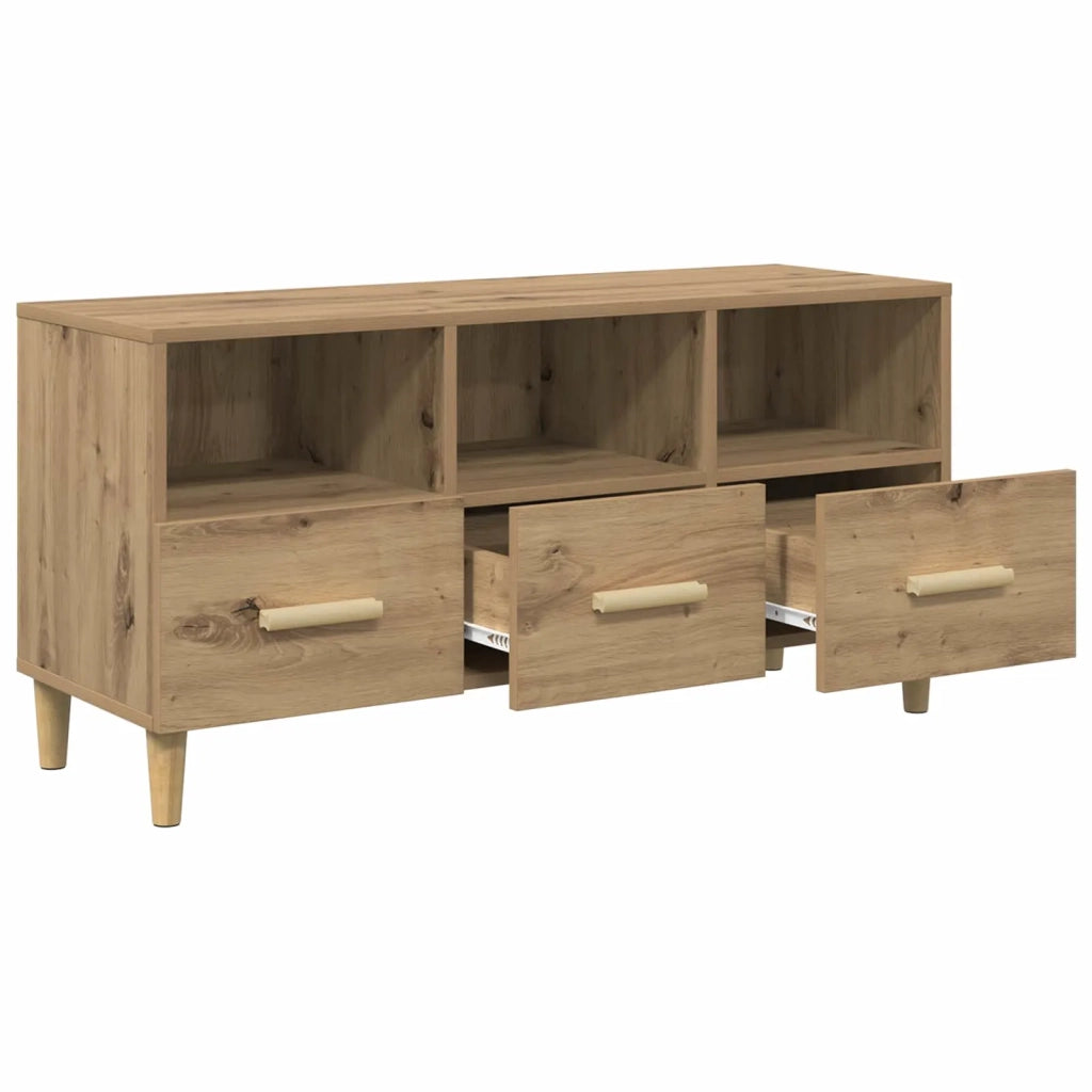 Mobile TV Rovere Artigianale 102 x 36 x 50 cm Legno multistrato 8004200