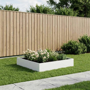 Vaso da giardino Bianco 80 x 80 x 20 cm 8005010