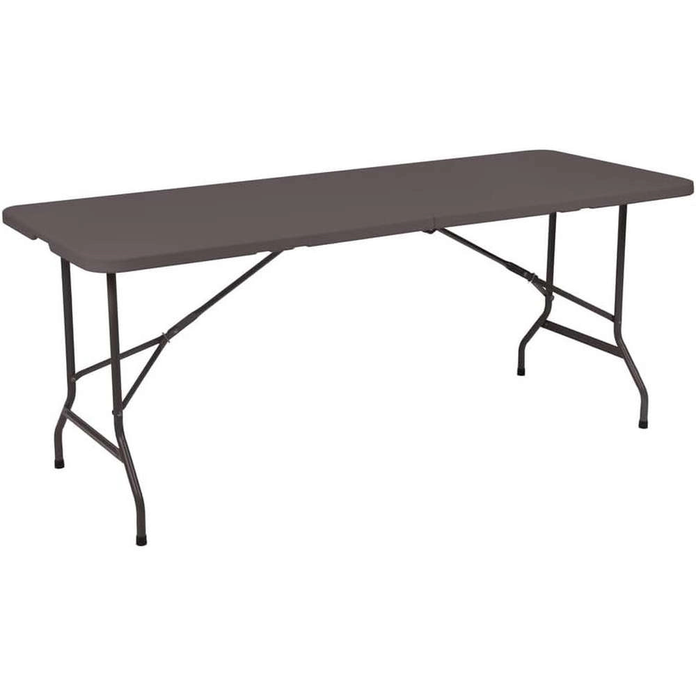 Tavolo Birreria Pieghevole Marrone Rettangolare Verdelook 180x70x74