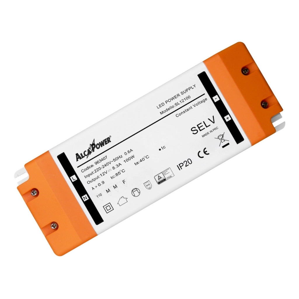 Alimentatore Switching IP20 12V 100W 8.33A