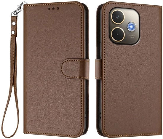 Portamonete in pelle per OPPO A5 Pro 5G - con tasche per carte - assorbimento shock - protezione 360° - tecnologia angolata rafforzata