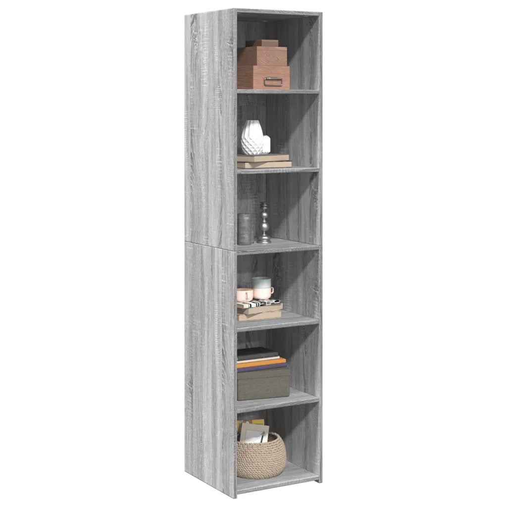 Credenza Grigio Sonoma 40x41x185cm in Legno Multistrato 3281671