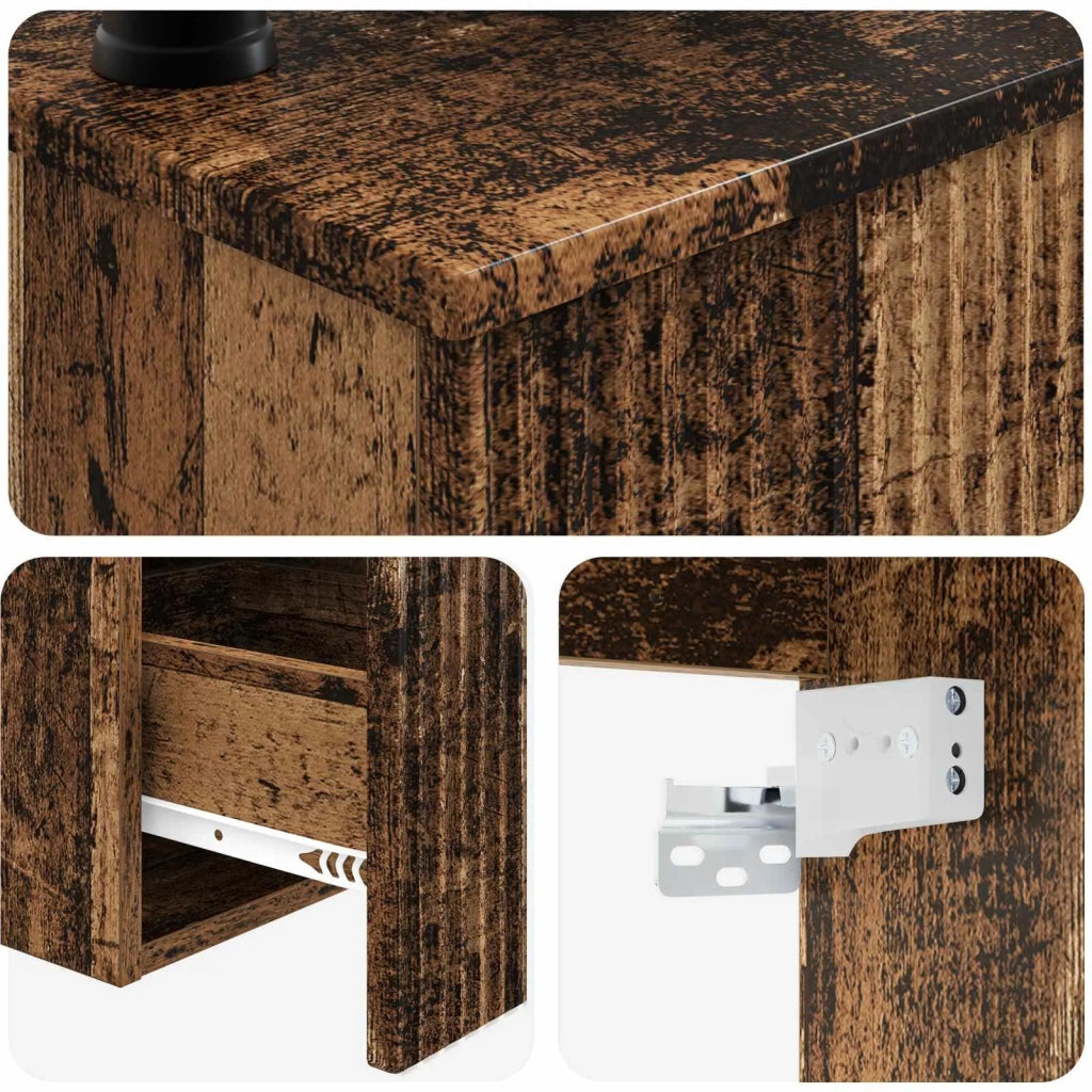 Set di mobili per il bagno 3 pz Legno antico 3405605