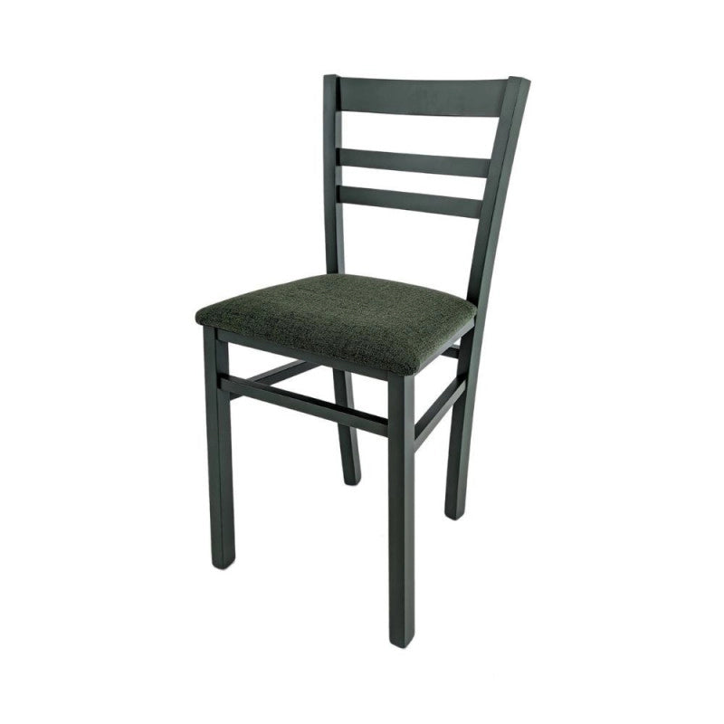 Sedia Cromica in legno verde set 2 pezzi
