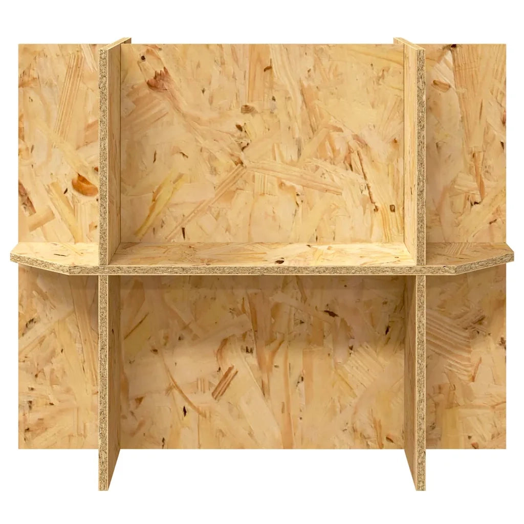 Base per Terrario con lo scaffale Marrone 60 x 30 x 50 cm OSB 876741