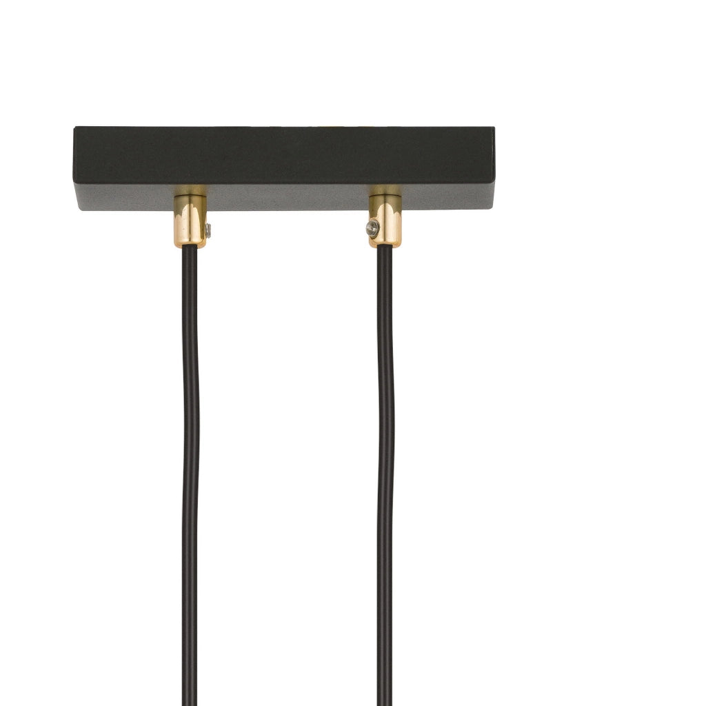 Emibig GLAM lampada a sospensione E14 nera oro Ø15 cm
