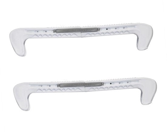 Protezioni per pattini da ghiaccio in plastica - Protezioni per pattini da ghiaccio con nastro - Protezioni per pattini da ghiaccio per hockey su ghiaccio - 2 pezzi - Flessibile cavo - 7 colori