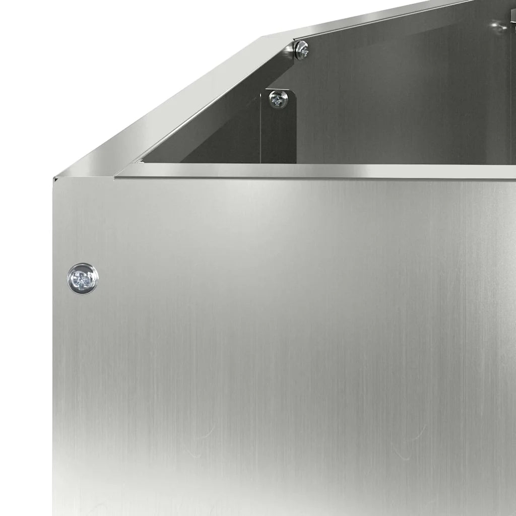 Fioriera Argento 120 x 60 x 50 cm Acciaio zincato 883708