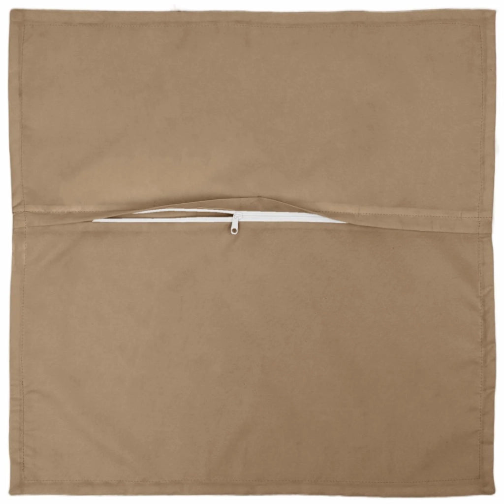 Federa 6 pz HOUTEN Tortora 50 x 50 cm Poliestere 919232
