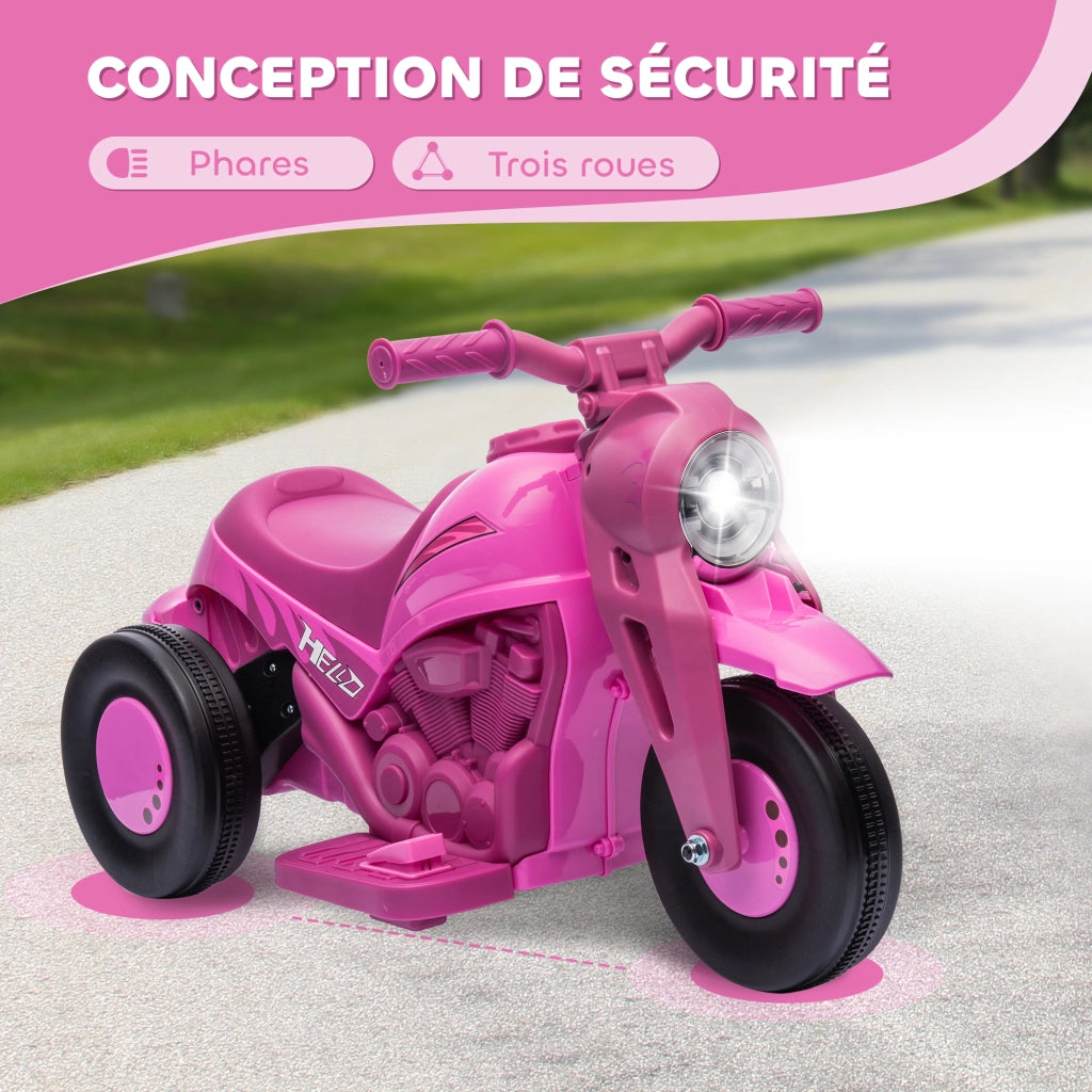 Moto elettrica bambini 2-5 anni ¨C Minimal ¨C rosa