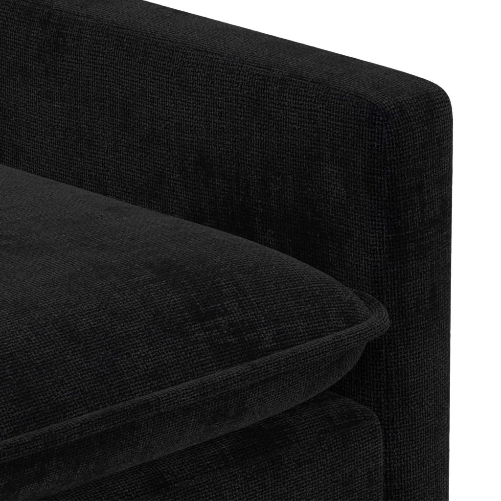 Divano Nero 156 x 81 x 87,5 cm Poliestere 42028864