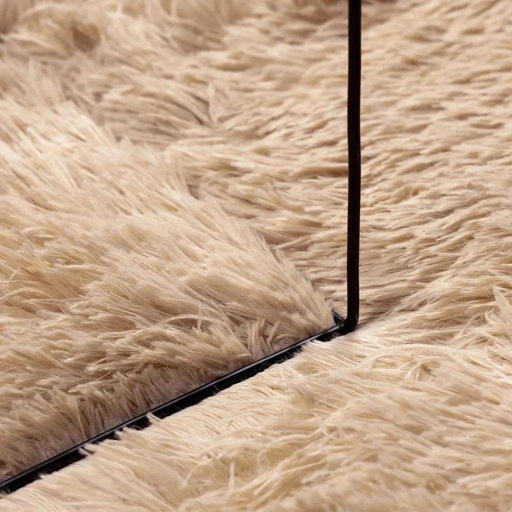 Tappeto del soggiorno | Tappeto Shaggy a Pelo Lungo NAVARRA Beige 120x170 cm poliestere