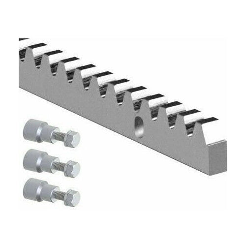 CREMAGLIERE IN ACCIAIO FERRO ZINCATO ZINCATA X CANCELLI SCORREVOLE 12X30