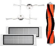 Filtro di sostituzione Duraturo - Set di pennelli multifunzionali - Filtro H-EPA (2x) - Pennelli laterali (2x) - Adatto per robot aspirapolvere Xiao-mi S50 - Resistente e facile da pulire - Accessori aspirapolvere