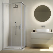 Box doccia  75x75 cm scorrevole vetro 6mm trasparente con trattamento anticalcare h195cm scorrevole | Aruba