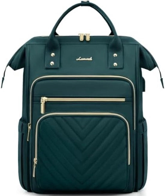 Borsa da Uomo per Laptop - Borsa da Lavoro Impermeabile con Porta USB
