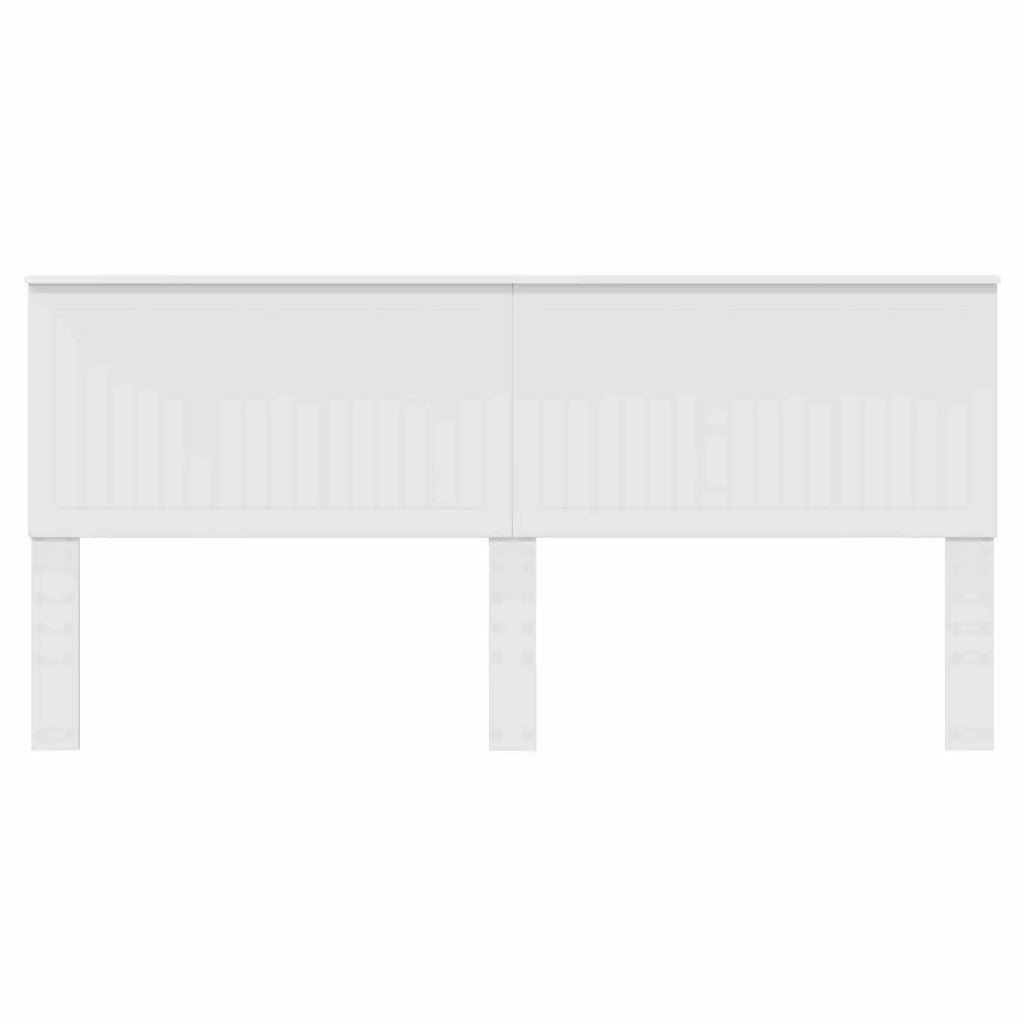 Testiera | Testata con Testiera | Testata Bianco 200 cm Legno multistrato