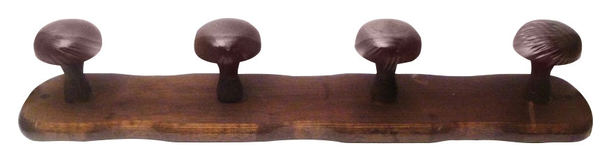 APPENDIABITO IN LEGNO SCURO 2 posti cm. 26x9 h