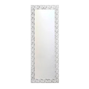 Specchio da parete YUMA bianco/argento