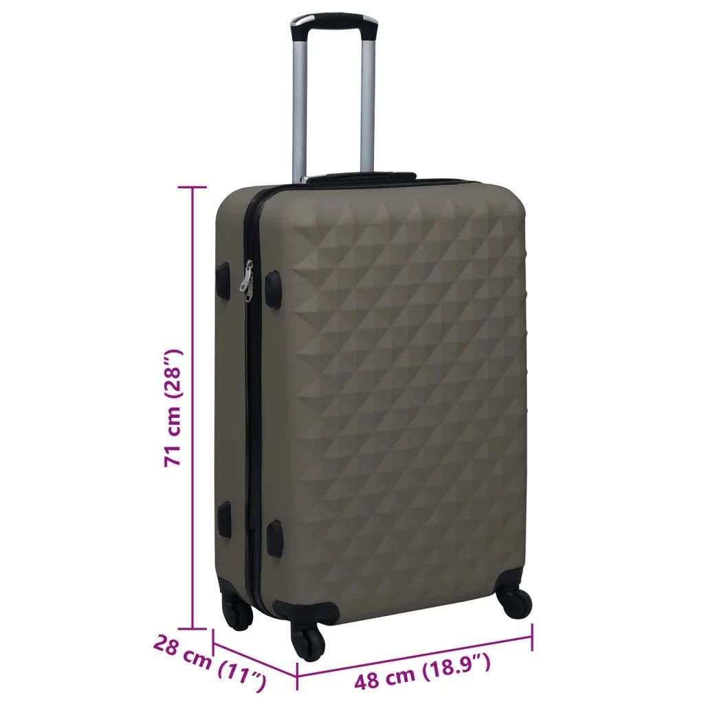 Trolley a Custodia Rigida Antracite in ABS 92427