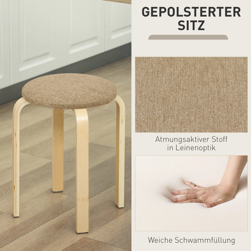 Poltrona imbottita ¨C Minimal ¨C Khaki 40x40x45 cm