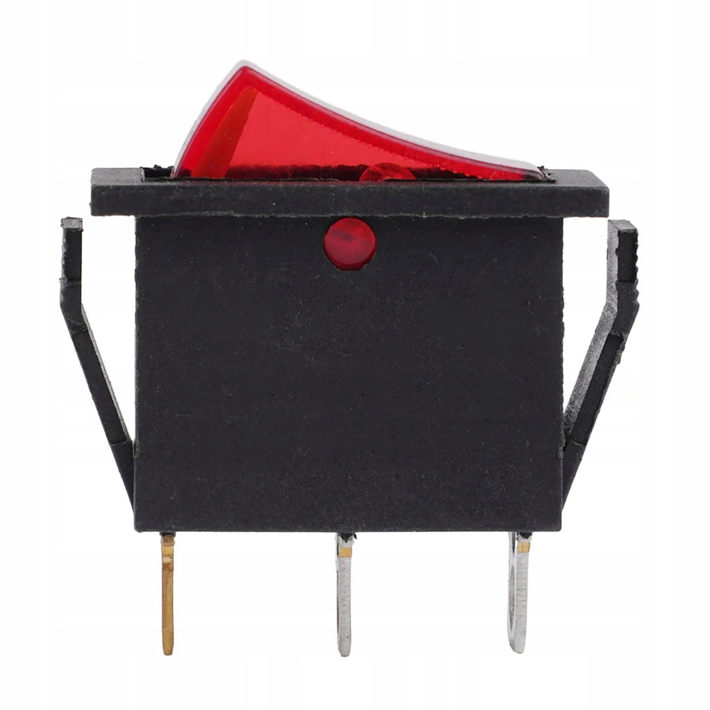 Interruttore a Bilanciere KCD3 15A 250V ON-OFF – Alta Resistenza, Illuminato | 3 Pin, 2 Posizioni