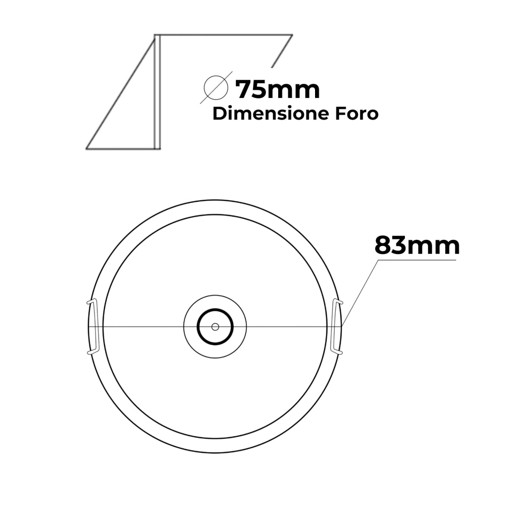 FARETTO LED DA INCASSO 5W ALTA LUMINOSITA' DESIGN MODERNO TONDO IN ALLUMINIO BIANCO - ILLUMINAZIONE EFFICIENTE PER CARTONGESSO