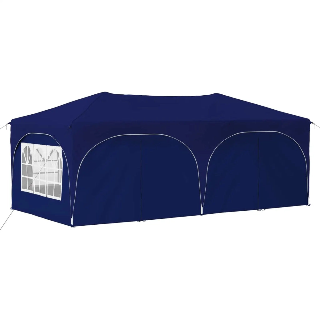 Tenda per feste a pop-up-Gazebo Blu 575 x 288 x 245 cm Tessuto Oxford 902916