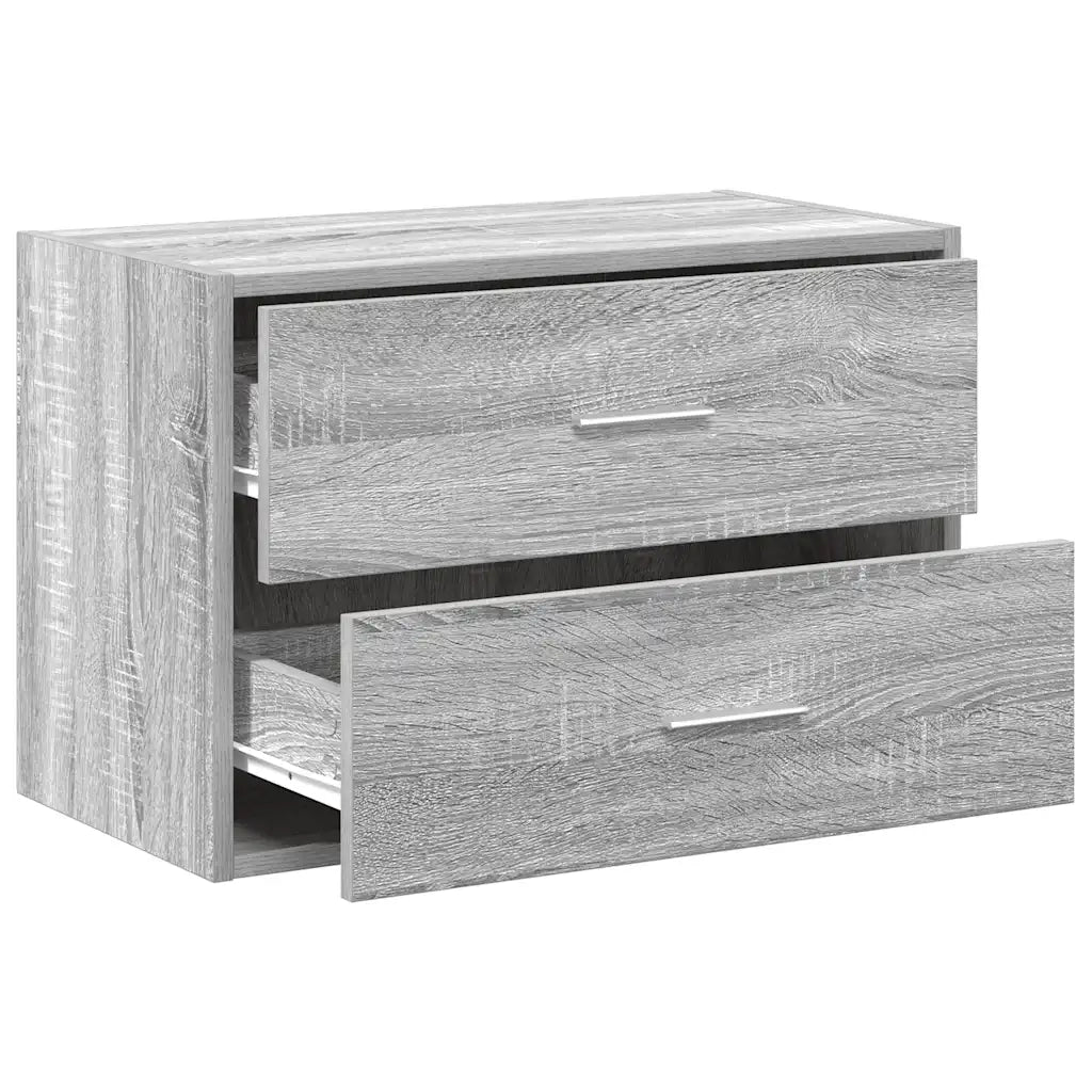 Armadio con 2 Cassetti Grigio Sonoma 60x31x40 cm in Truciolato 858831