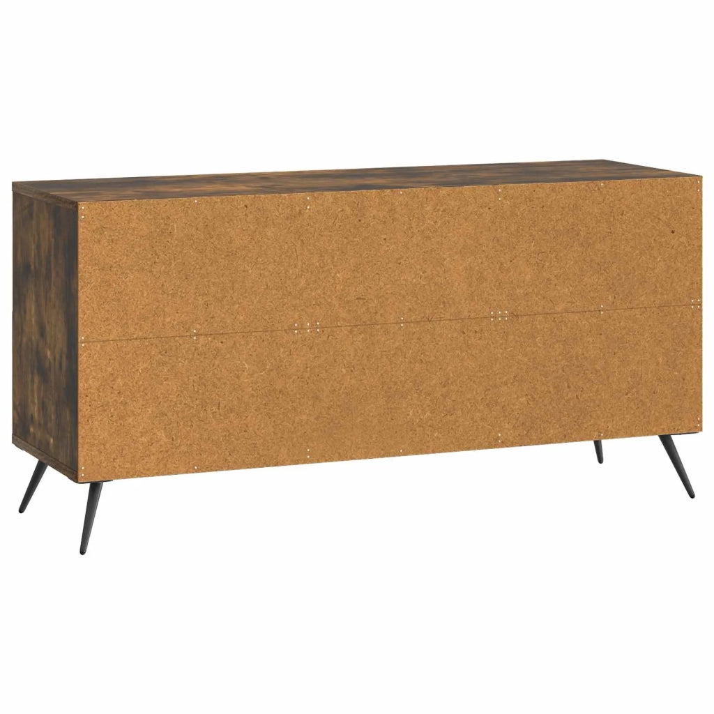 Mobile TV-Credenza per TV Rovere Fumo 102 x 34,5 x 50 cm Legno ingegnerizzato 487961