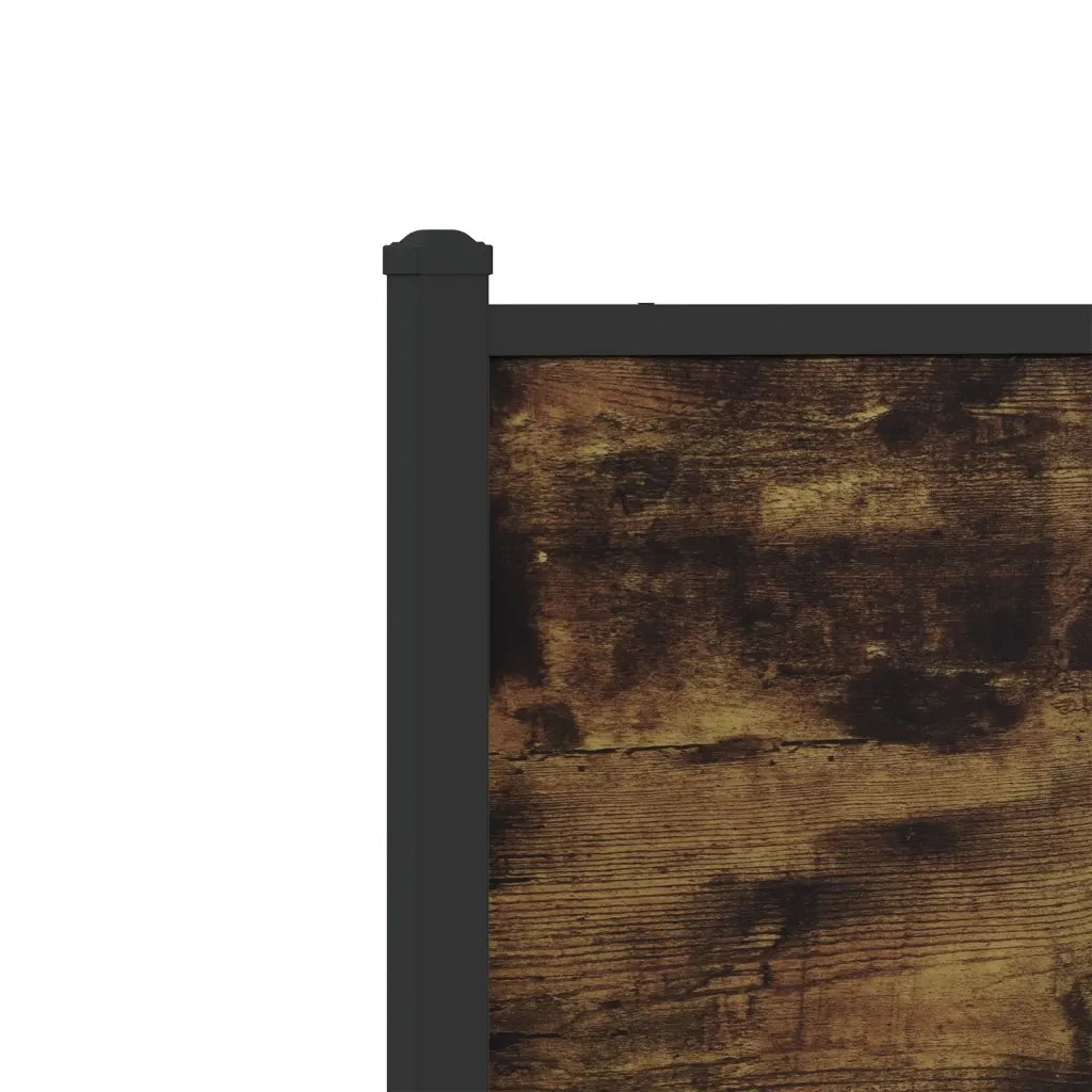 Giroletto senza Materaso in Metallo Rovere Fumo 120x200 cm 4007683