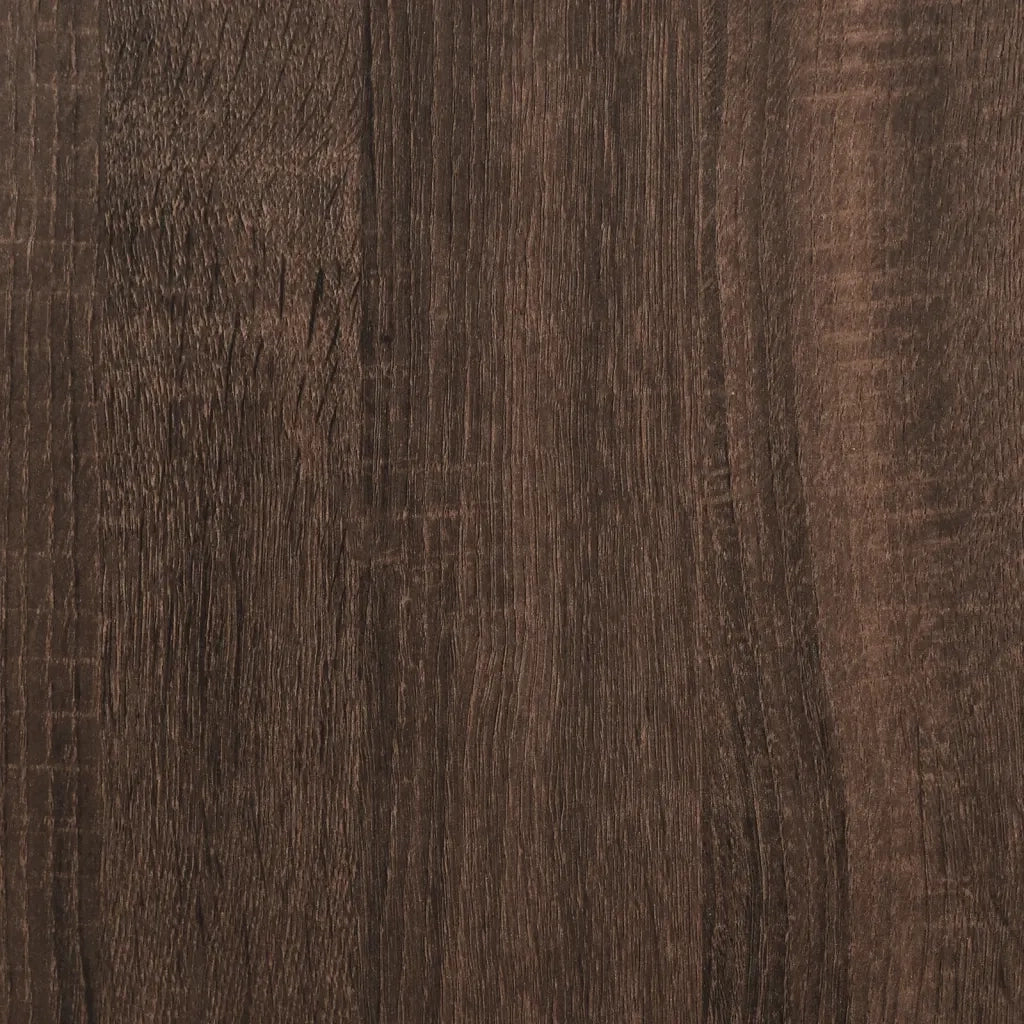 Giroletto-Struttura Letto Rovere Marrone 140x200cm in Legno Multistrato Metallo 684558