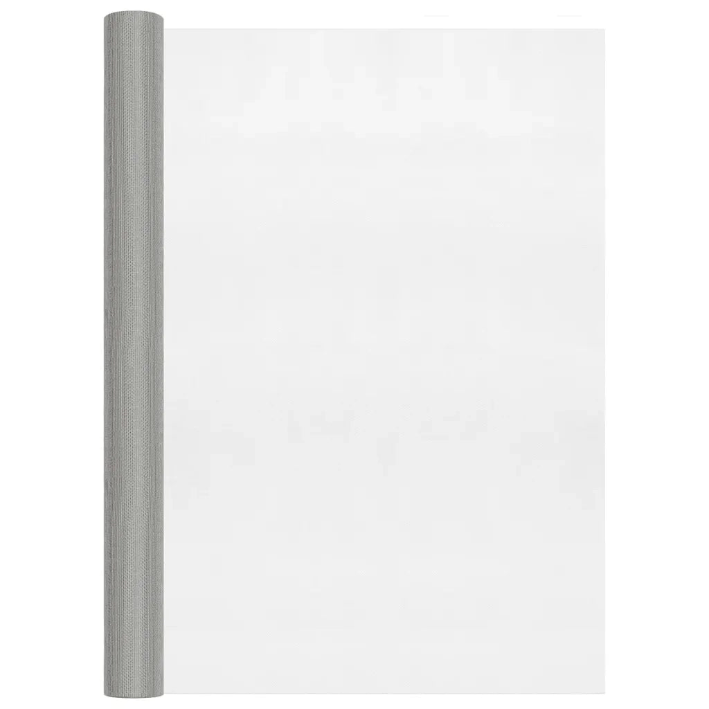 Recinzione in Rete in Acciaio Inossidabile 112x500 cm Argento 150896