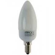 Lampada ai l.calda fluor. oliva aks7m27c e14 7w compatte decorat
