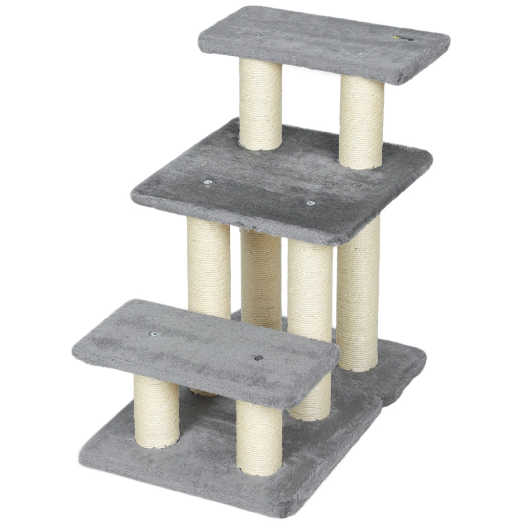 Scala per Gatti 3 Gradini con Sisal ¨C Minimal ¨C 54 cm