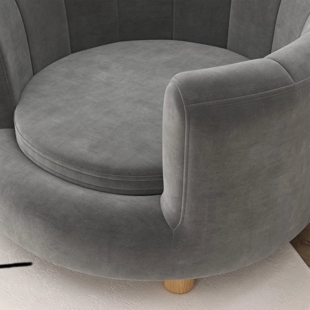 DIVANO PER ANIMALI 65 x 64 x 37 cm Grigio in poliestere