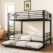 letto a castello metallo nero 140 x 200 cm