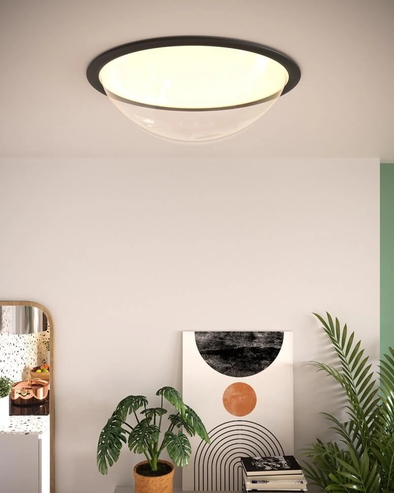Plafoniera LED tonda Maxlight Lotto 50W bianca 48cm